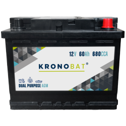 Kronobat DP-60-AGM battery 12V 60Ah AGM