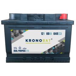 Bateria Kronobat DP-60-EFB 12V 60Ah EFB