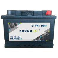 Batería Kronobat DP-60-EFB 12V 60Ah EFB