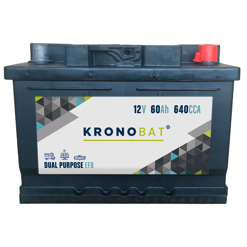 Kronobat DP-60-EFB battery 12V 60Ah EFB