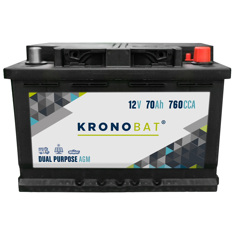 Kronobat DP-70-AGM battery 12V 70Ah AGM
