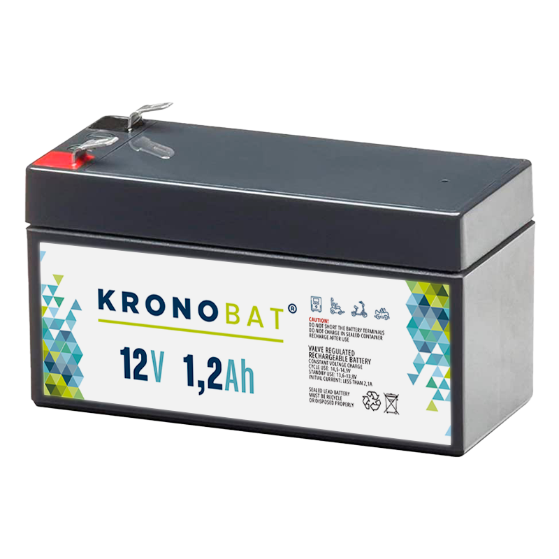 Kronobat ES1_2-12 battery 12V 1.2Ah AGM