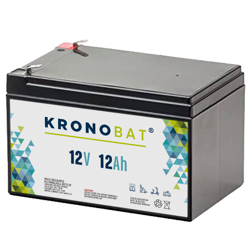 Kronobat ES12-12 battery 12V 12Ah AGM