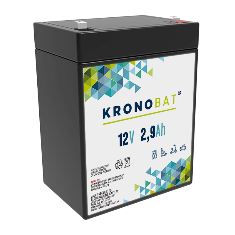 Kronobat ES2_9-12 battery 12V 2.9Ah AGM