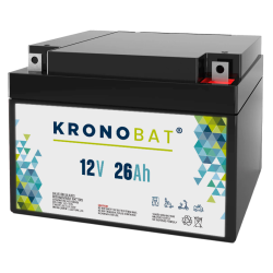 Kronobat ES26-12 battery 12V 26Ah AGM