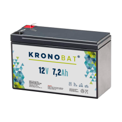 Kronobat ES7_2-12 battery 12V 7.2Ah AGM