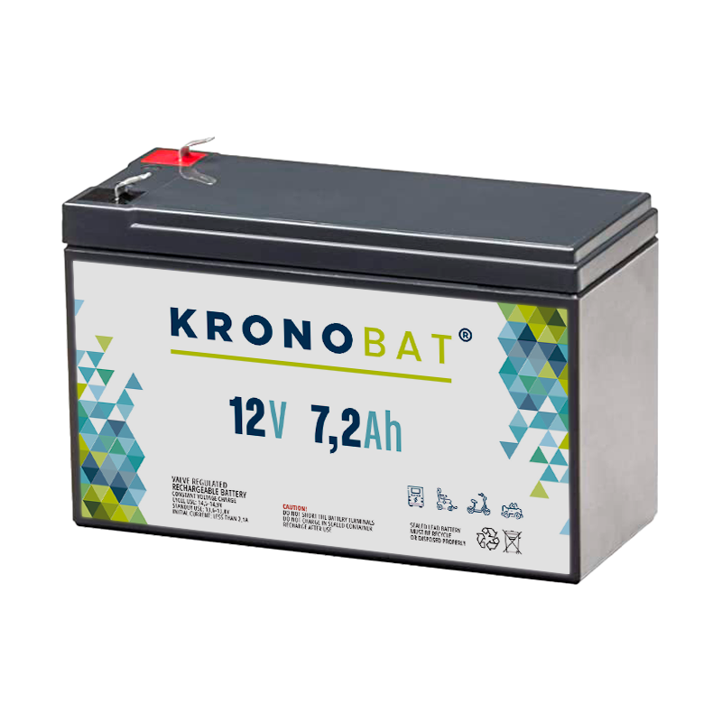 Batería Kronobat ES7_2-12 12V 7.2Ah AGM