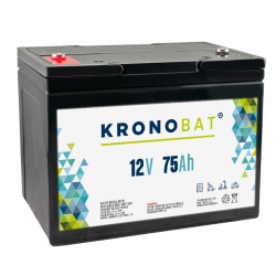 Kronobat ES75-12 battery 12V 75Ah AGM
