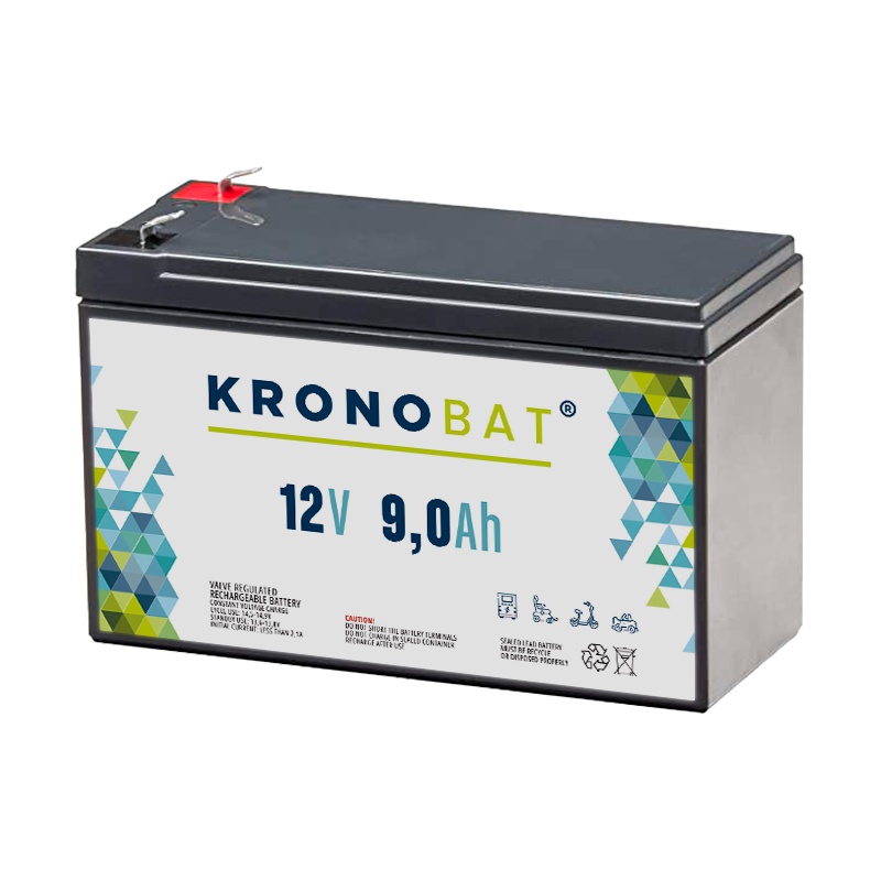 Kronobat ES9-12 battery 12V 9Ah AGM