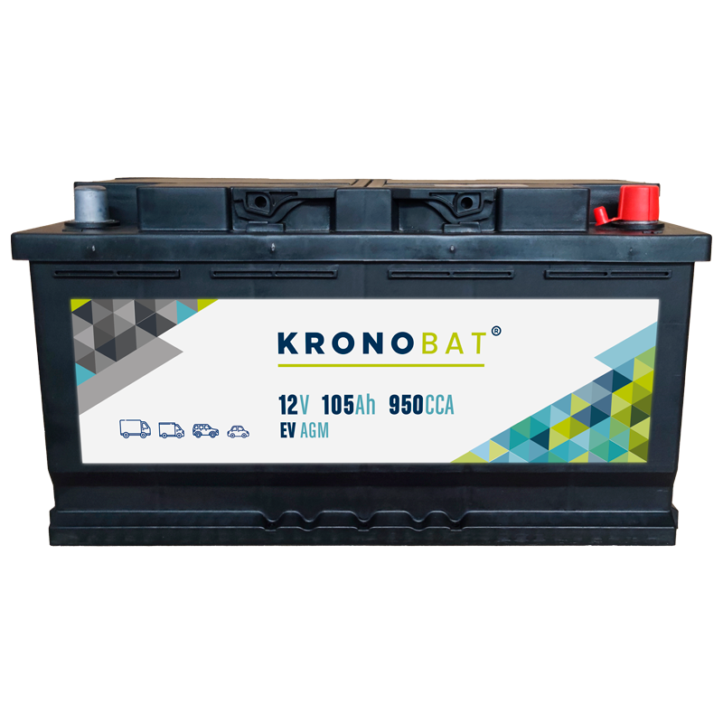Kronobat EV-105-AGM battery 12V 105Ah AGM