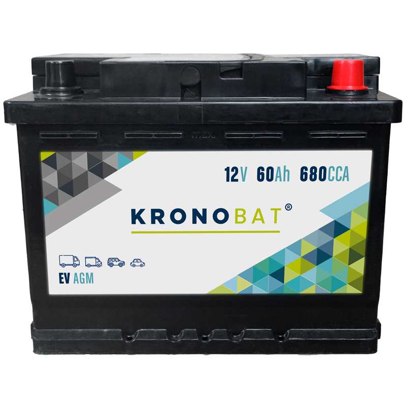 Kronobat EV-60-AGM battery 12V 60Ah AGM
