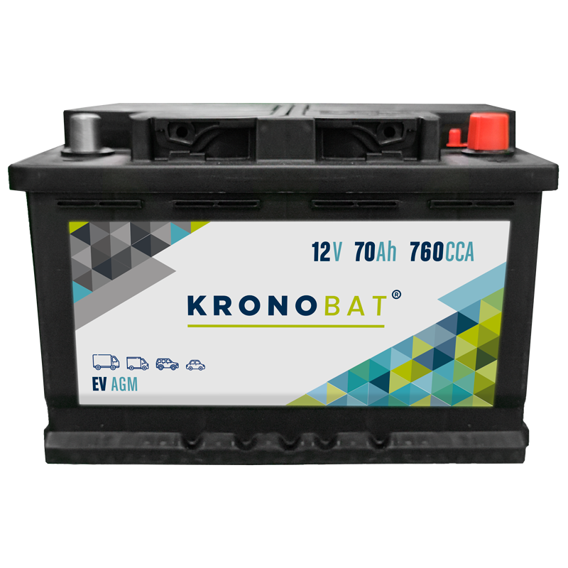 Kronobat EV-70-AGM battery 12V 70Ah AGM