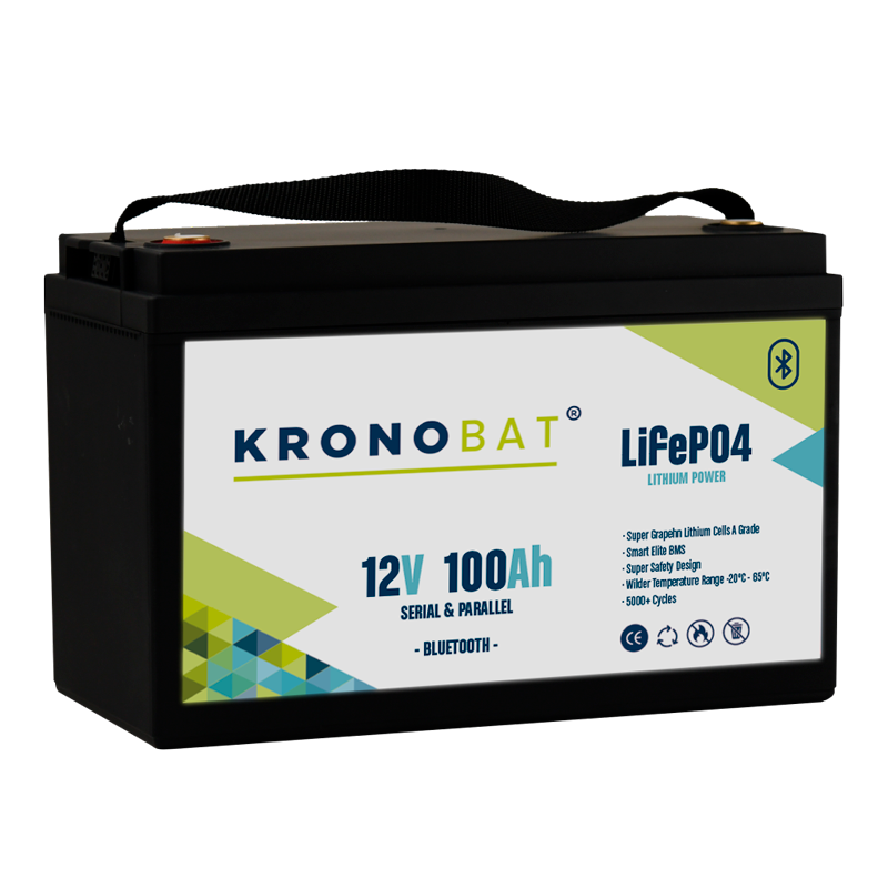 Bateria Kronobat LI12V100AhBT 12V 100.0Ah (5h) LiFePo4