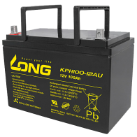 Bateria Long KPH100-12AU 100Ah - 1