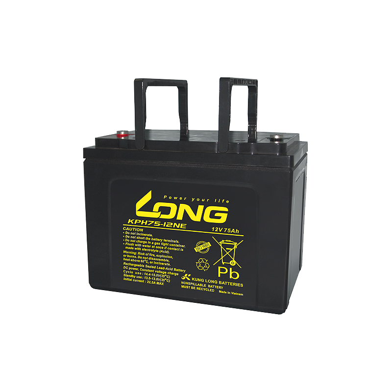 Long KPH75-12NE battery 12V 75Ah AGM