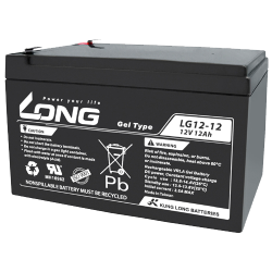 Batería Long LG12-12 12V 12Ah GEL