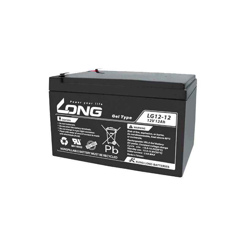 Batterie Long LG12-12 12V 12Ah GEL