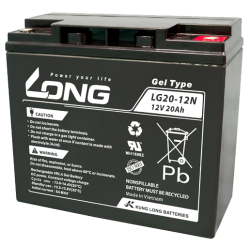 Long LG20-12N battery 12V 20Ah GEL