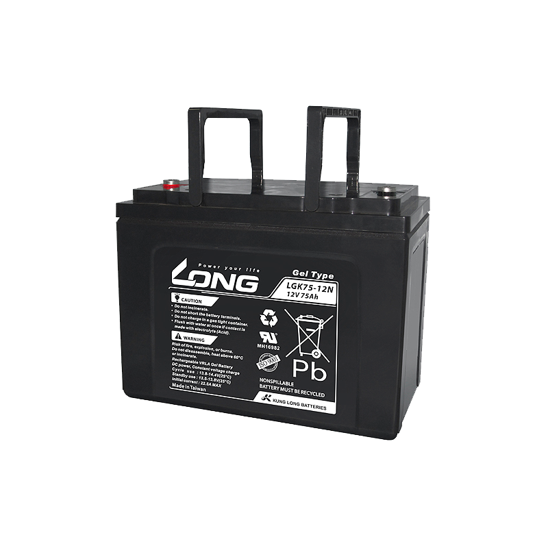 Long LGK75-12N battery 12V 75Ah GEL