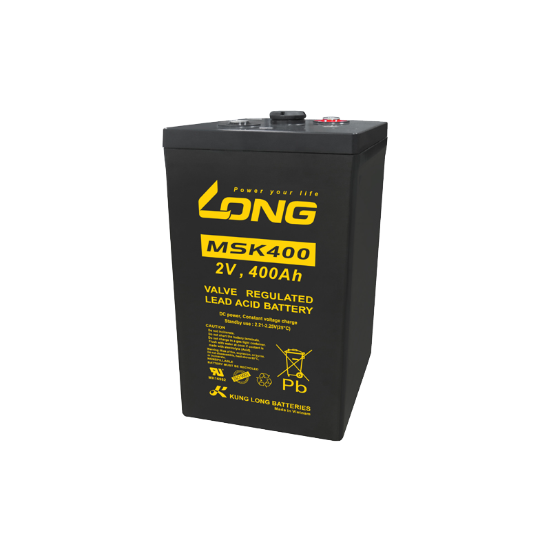 Batterie Long MSK400 2V 400Ah AGM