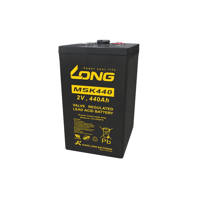 Bateria Long MSK440 2V 440Ah AGM