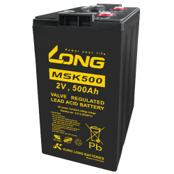 Bateria Long MSK500 2V 500Ah AGM