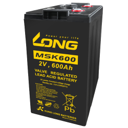 Batterie Long MSK600 2V 600Ah AGM