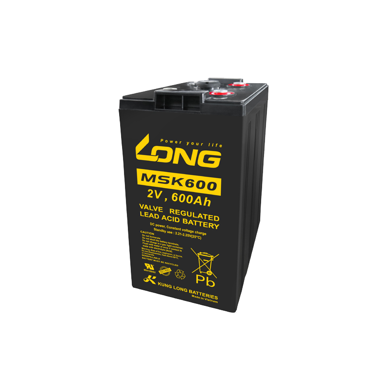 Bateria Long MSK600 2V 600Ah AGM