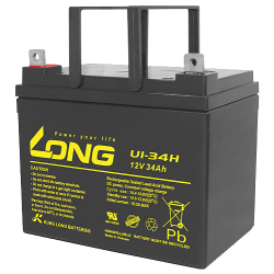 Batterie Long U1-34H 12V 34Ah AGM