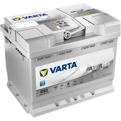 Varta D52 battery 12V 60Ah AGM