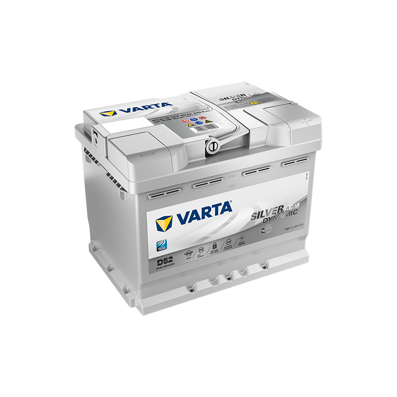 Batería Varta D52 12V 60Ah AGM