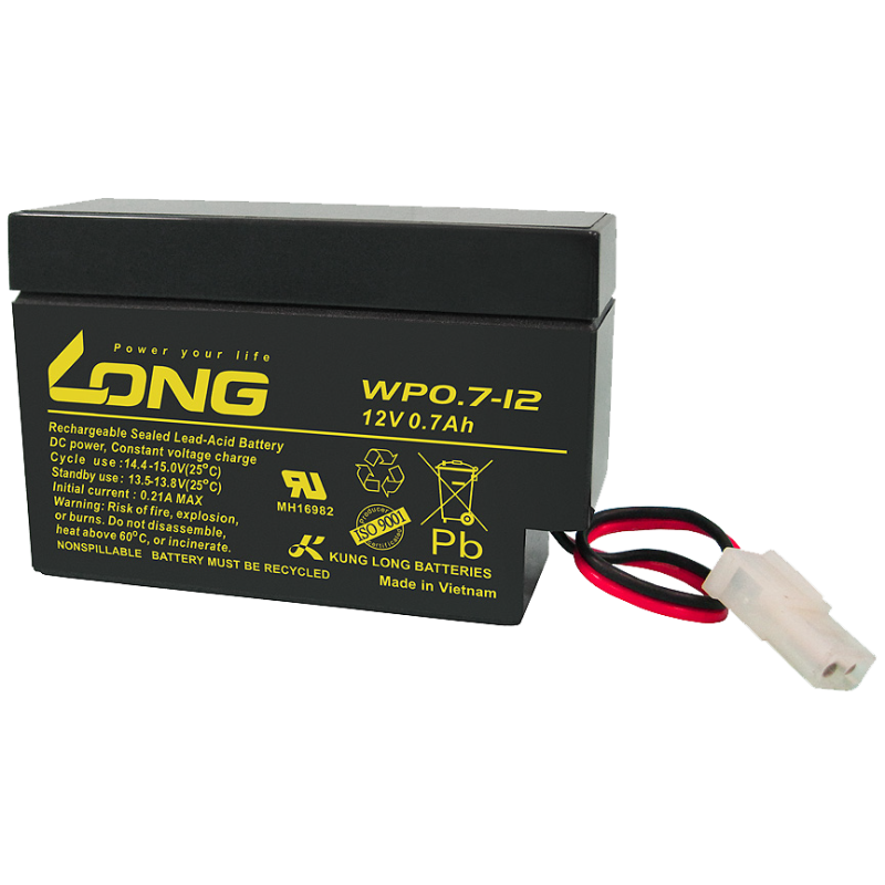 Batteria Long WP0.7-12 12V 0.7Ah AGM