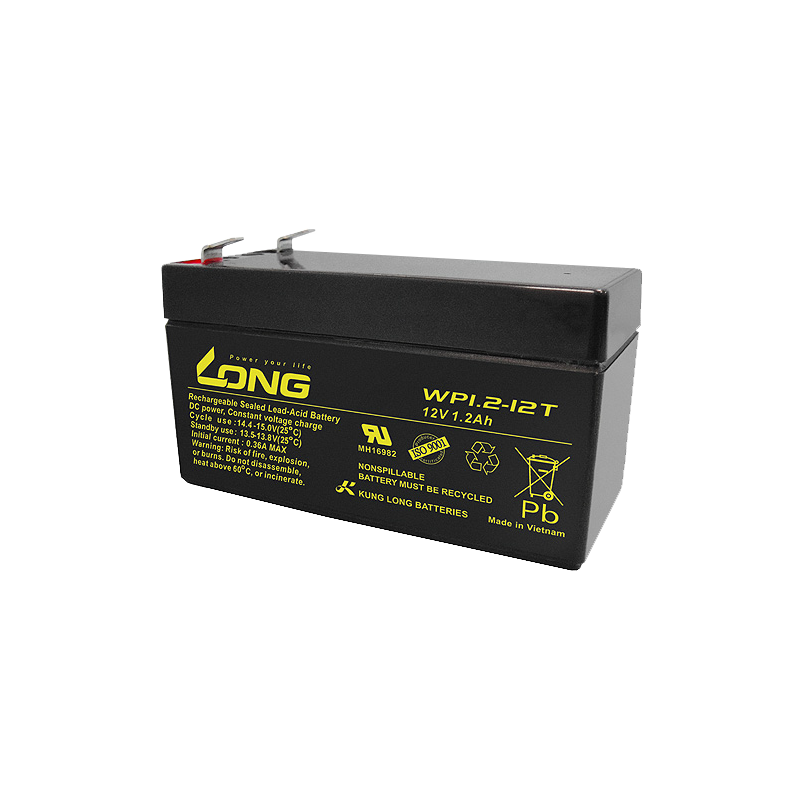 Batterie Long WP1.2-12T 12V 1.2Ah AGM