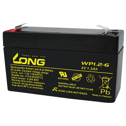 Long WP1.2-6 battery 6V 1.2Ah AGM