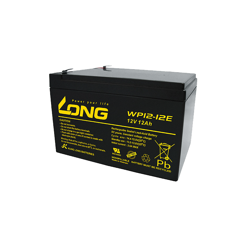 Long WP12-12E battery 12V 12Ah AGM