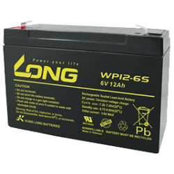 Batería Long WP12-6S 6V 12Ah AGM
