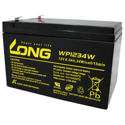 Batterie Long WP1234W 12V 8.5Ah AGM