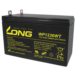 Batería Long WP1236WT 12V 9Ah AGM