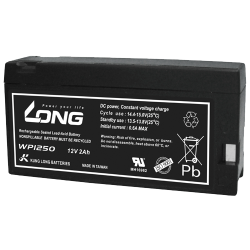 Batterie Long WP1250 12V 2Ah AGM