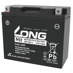 Batterie Long WP12B-4 12V 9.5Ah AGM