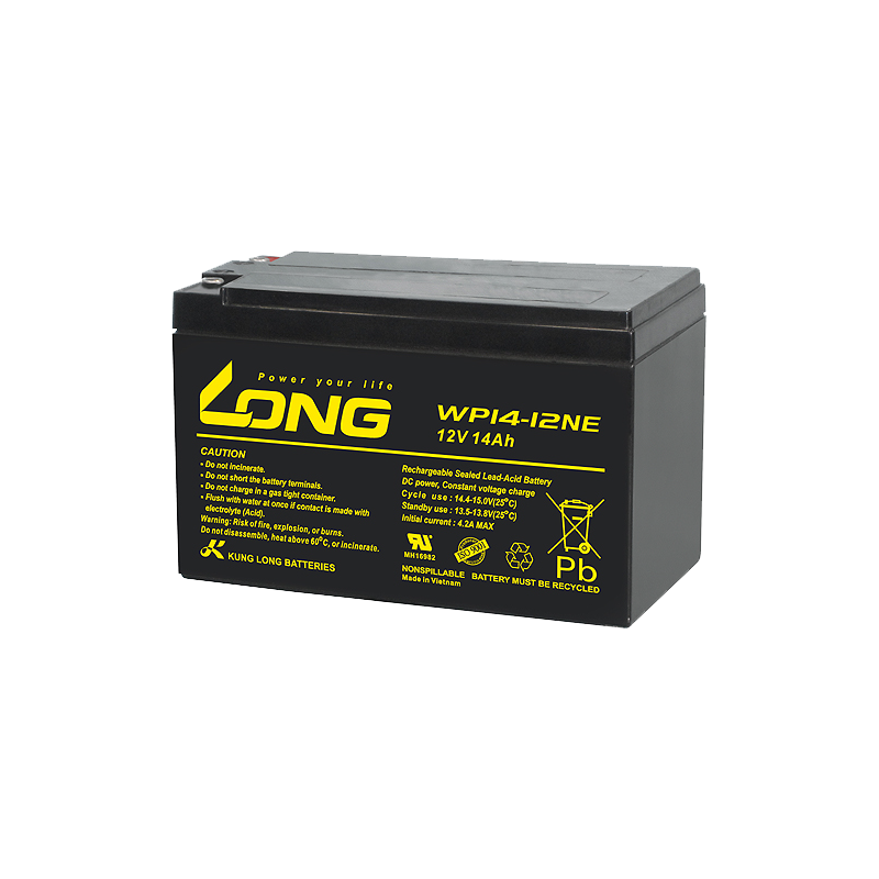 Long WP14-12NE battery 12V 14Ah AGM