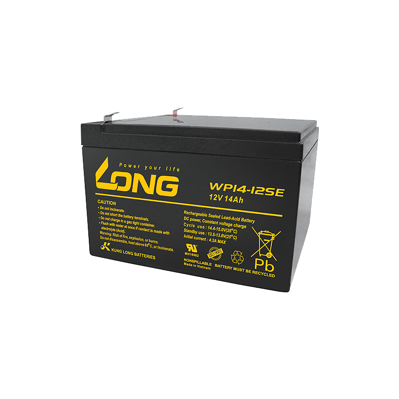 Long WP14-12SE battery 12V 14Ah AGM