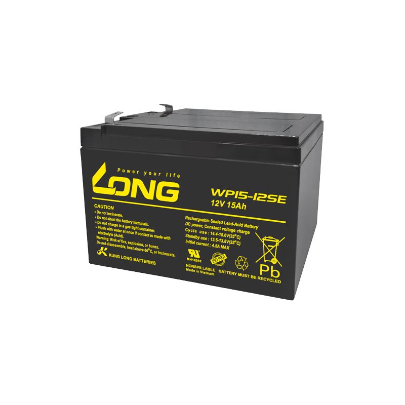 Batterie Long WP15-12SE 12V 15Ah AGM