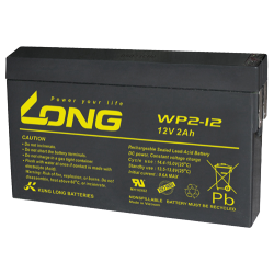 Bateria Long WP2-12 12V 2Ah AGM
