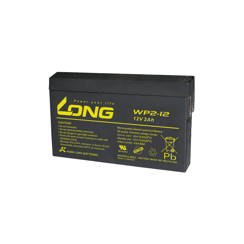 Batterie Long WP2-12 12V 2Ah AGM