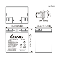 Bateria Long WP26-12TE 26Ah - 1