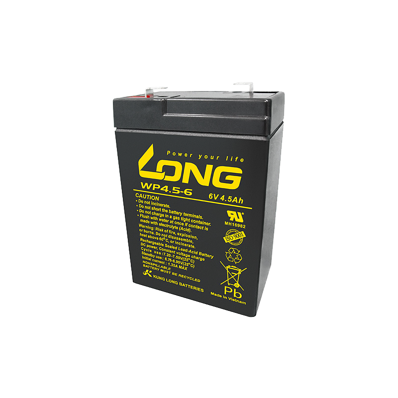 Bateria Long WP4.5-6 6V 4.5Ah AGM