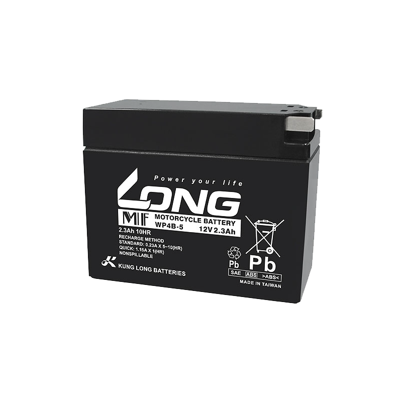 Batterie Long WP4B-5 12V 2.3Ah AGM