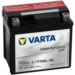 Batterie Varta YTX5L-4 YTX5L-BS 504012003 12V 4Ah (10h) AGM