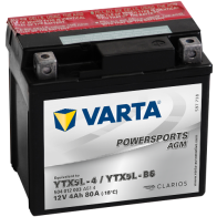 Varta YTX5L-4 YTX5L-BS 504012003 battery 12V 4Ah (10h) AGM
